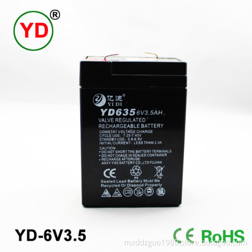 6V3.5ah Lead Acid Battery